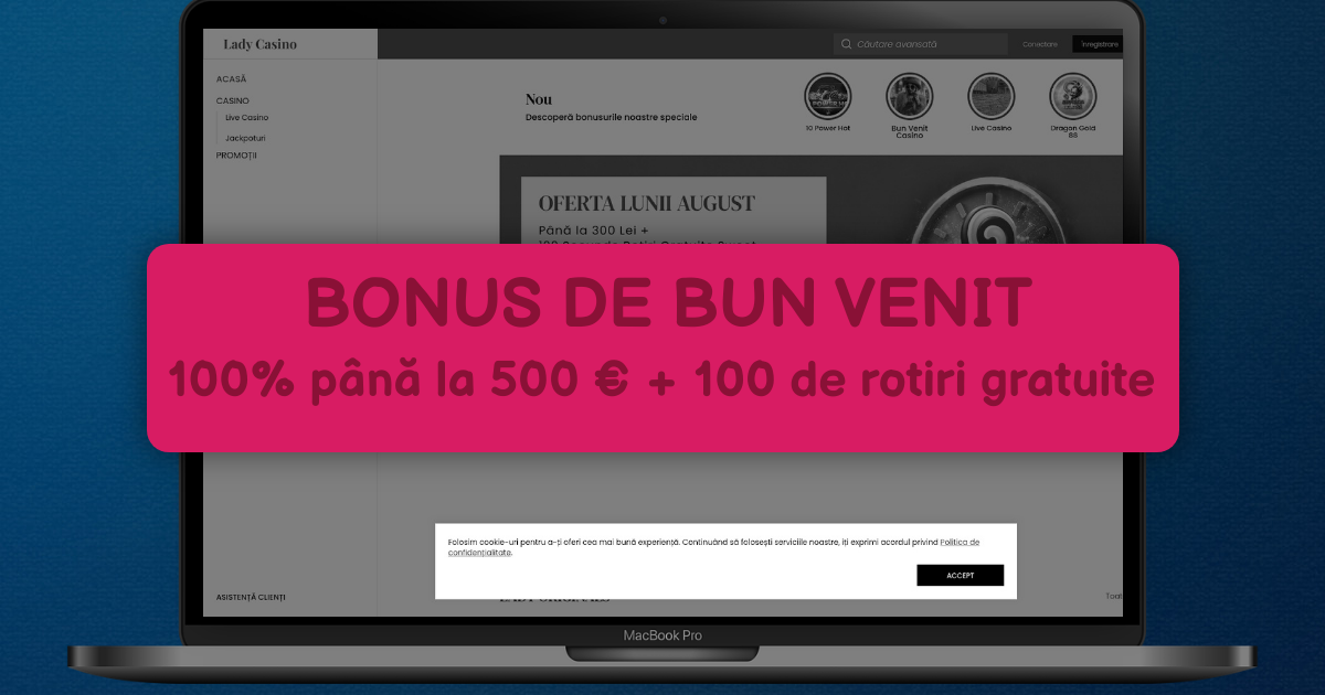 Lady Casino welcome bonus